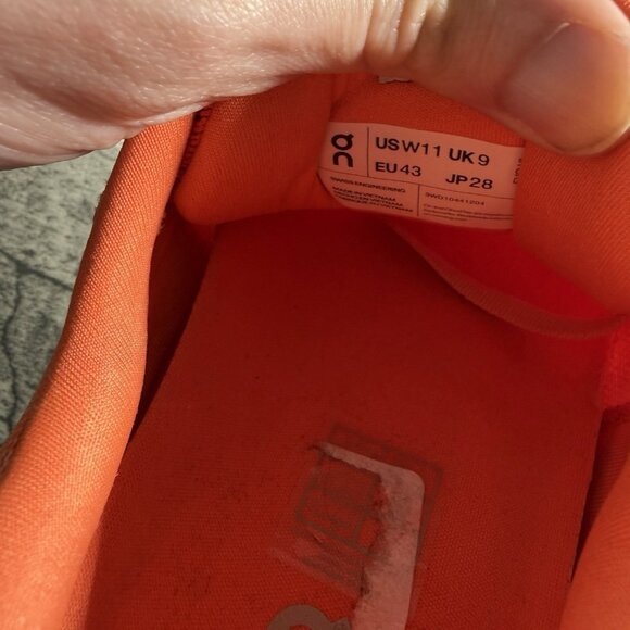 On Cloud Cloudsurfer Womens Sz 11 Auburn Frost Road Race Running Sneakers Shoes - Picture 10 of 10